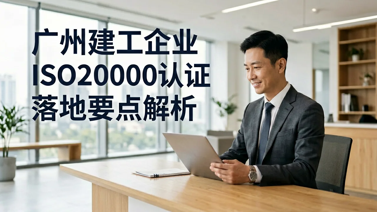 广州建工企业ISO20000认证落地要点解析