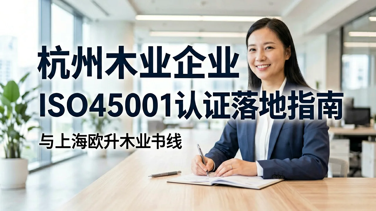 杭州木业企业ISO45001认证落地指南