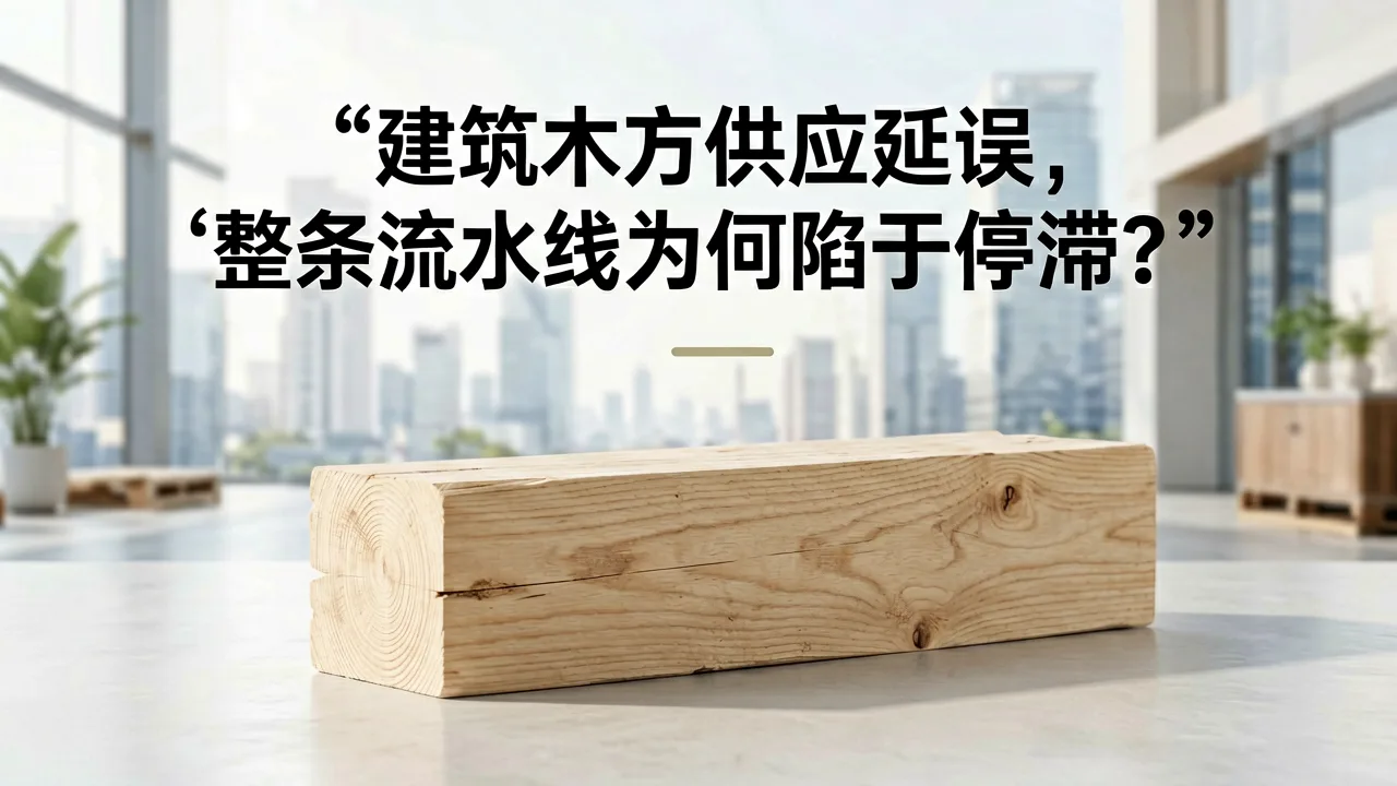 建筑木方供应延误,整条流水线为何陷于停滞?
