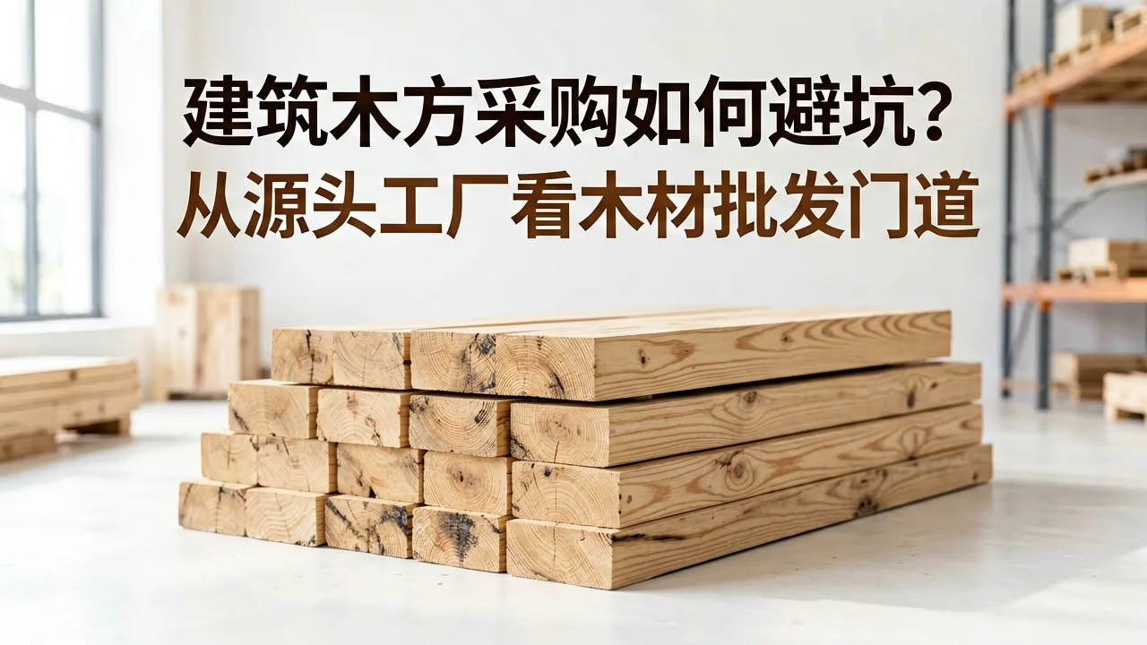 建筑木方采购如何避坑?从源头工厂看木材批发门道